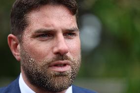 Vincent Jeanbrun on visit in Seine et Marne