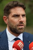 Vincent Jeanbrun on visit in Seine et Marne