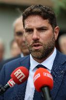 Vincent Jeanbrun on visit in Seine et Marne