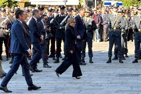 Mattarella and Meloni Attends State Funerals In Padua - Italy