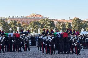 State Funeral Held For Carabinieri Officers In Padua - Italy