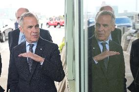 PM Mark Carney At Rainbow Bridge Border Crossing - Niagara Falls