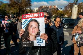 Rally Organized by The CRIF in Support of Israeli Hostages - Paris