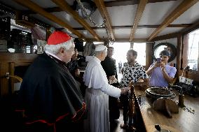 Pope Leo XIV Visits Med 25 Bel Espoir Ship - Rome