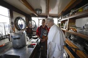 Pope Leo XIV Visits Med 25 Bel Espoir Ship - Rome