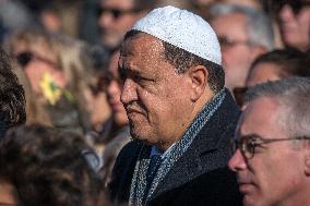 Rally Organized by The CRIF in Support of Israeli Hostages - Paris