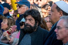 Rally Organized by The CRIF in Support of Israeli Hostages - Paris