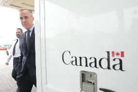 PM Mark Carney At Rainbow Bridge Border Crossing - Niagara Falls