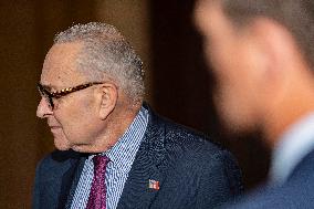 Schumer and Jeffries Press Conference on the Government Shutdown