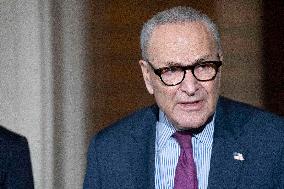 Schumer and Jeffries Press Conference on the Government Shutdown