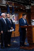 House Speaker Mike Johnson, R-La. daily   press conference on Capitol Hill,