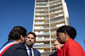 Vincent Jeanbrun visits sensitive HLM neighborhoods - Around Melun AJ