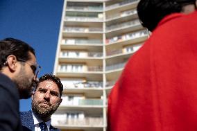 Vincent Jeanbrun visits sensitive HLM neighborhoods - Around Melun AJ