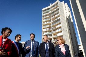Vincent Jeanbrun visits sensitive HLM neighborhoods - Around Melun AJ