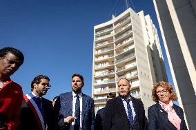 Vincent Jeanbrun visits sensitive HLM neighborhoods - Around Melun AJ