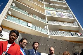 Vincent Jeanbrun visits sensitive HLM neighborhoods - Around Melun AJ