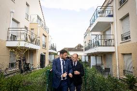 Vincent Jeanbrun visits sensitive HLM neighborhoods - Around Melun AJ