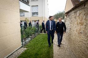 Vincent Jeanbrun visits sensitive HLM neighborhoods - Around Melun AJ