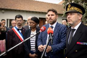 Vincent Jeanbrun visits sensitive HLM neighborhoods - Around Melun AJ