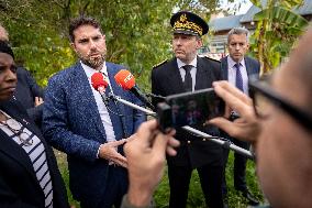 Vincent Jeanbrun visits sensitive HLM neighborhoods - Around Melun AJ