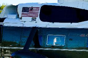 DC: President Trump Departs White House for Florida