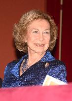 Queen Sofía Attends Metalepsis Premiere - Madrid