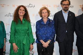 Queen Sofía Attends Metalepsis Premiere - Madrid