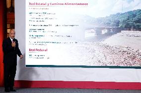 Mexican President Claudia Sheinbaum Holds Briefing Conference - Mexico