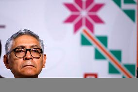 Mexican President Claudia Sheinbaum Holds Briefing Conference - Mexico