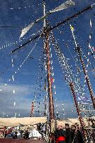 Pope Leo XIV Visits The Med 25 Bel Espoir Peace Training Ship - Italy