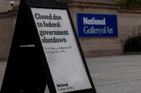 Illustration - US Government Shutdown - Day 18 - DC