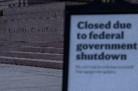 Illustration - US Government Shutdown - Day 18 - DC