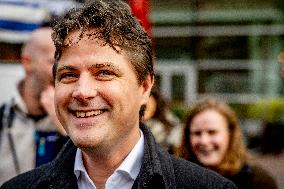 CDA Party Leader Bontebal Campaigns In Rotterdam - Netherlands