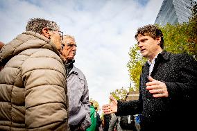 CDA Party Leader Bontebal Campaigns In Rotterdam - Netherlands