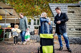 CDA Party Leader Bontebal Campaigns In Rotterdam - Netherlands