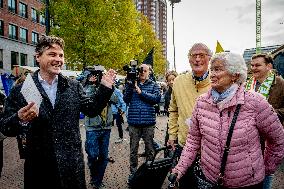 CDA Party Leader Bontebal Campaigns In Rotterdam - Netherlands