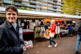 CDA Party Leader Bontebal Campaigns In Rotterdam - Netherlands