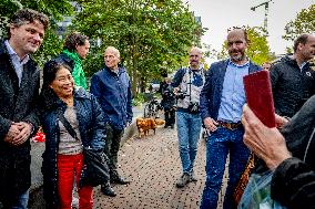 CDA Party Leader Bontebal Campaigns In Rotterdam - Netherlands