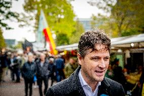 CDA Party Leader Bontebal Campaigns In Rotterdam - Netherlands