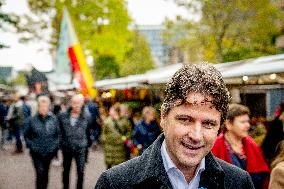 CDA Party Leader Bontebal Campaigns In Rotterdam - Netherlands