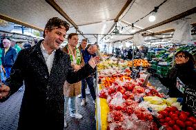 CDA Party Leader Bontebal Campaigns In Rotterdam - Netherlands