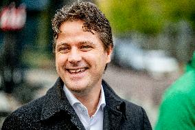 CDA Party Leader Bontebal Campaigns In Rotterdam - Netherlands