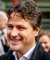 CDA Party Leader Bontebal Campaigns In Rotterdam - Netherlands