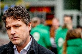 CDA Party Leader Bontebal Campaigns In Rotterdam - Netherlands