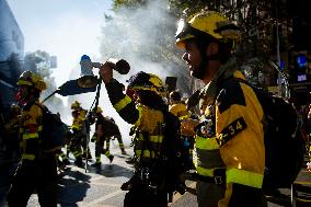 Demonstration of Forest Firefighters - Madrid
