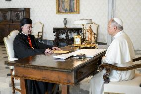 Pope Leo XIV Meets The Maronite Patriarch - Vatican