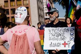 Fourth Positive March organized by Pride Positivo - Madrid