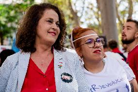 Fourth Positive March organized by Pride Positivo - Madrid
