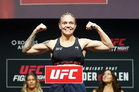 UFC Fight Night Weigh-In Event Ridder vs Allen - Vancouver