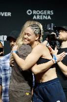 UFC Fight Night Weigh-In Event Ridder vs Allen - Vancouver